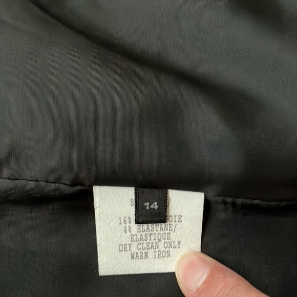 Dashing Lafayette 148 Retro-Style Open-Front Jacket women's size 14 - Picture 7 of 10